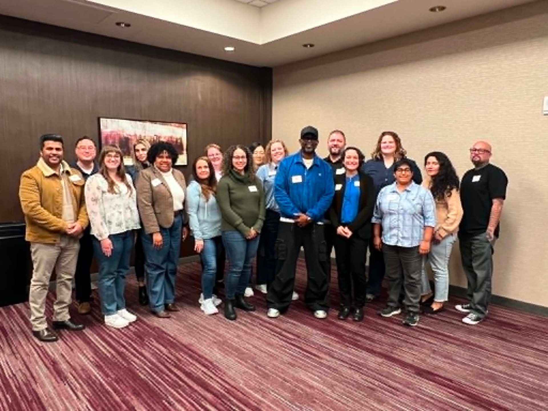 A recent Workforce Deans Academy cohort gathered for a group portrait