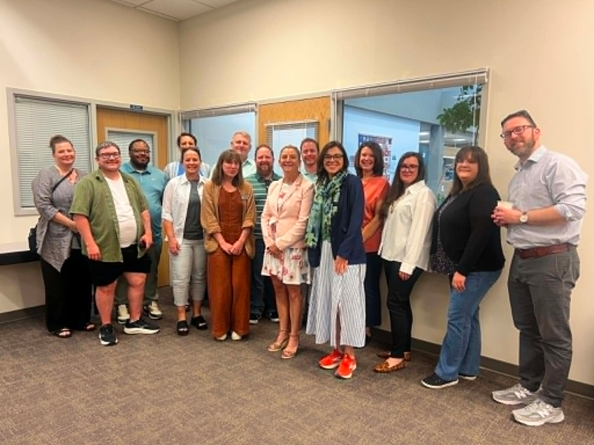 Workforce Deans Academy cohort gathered together for a group photo