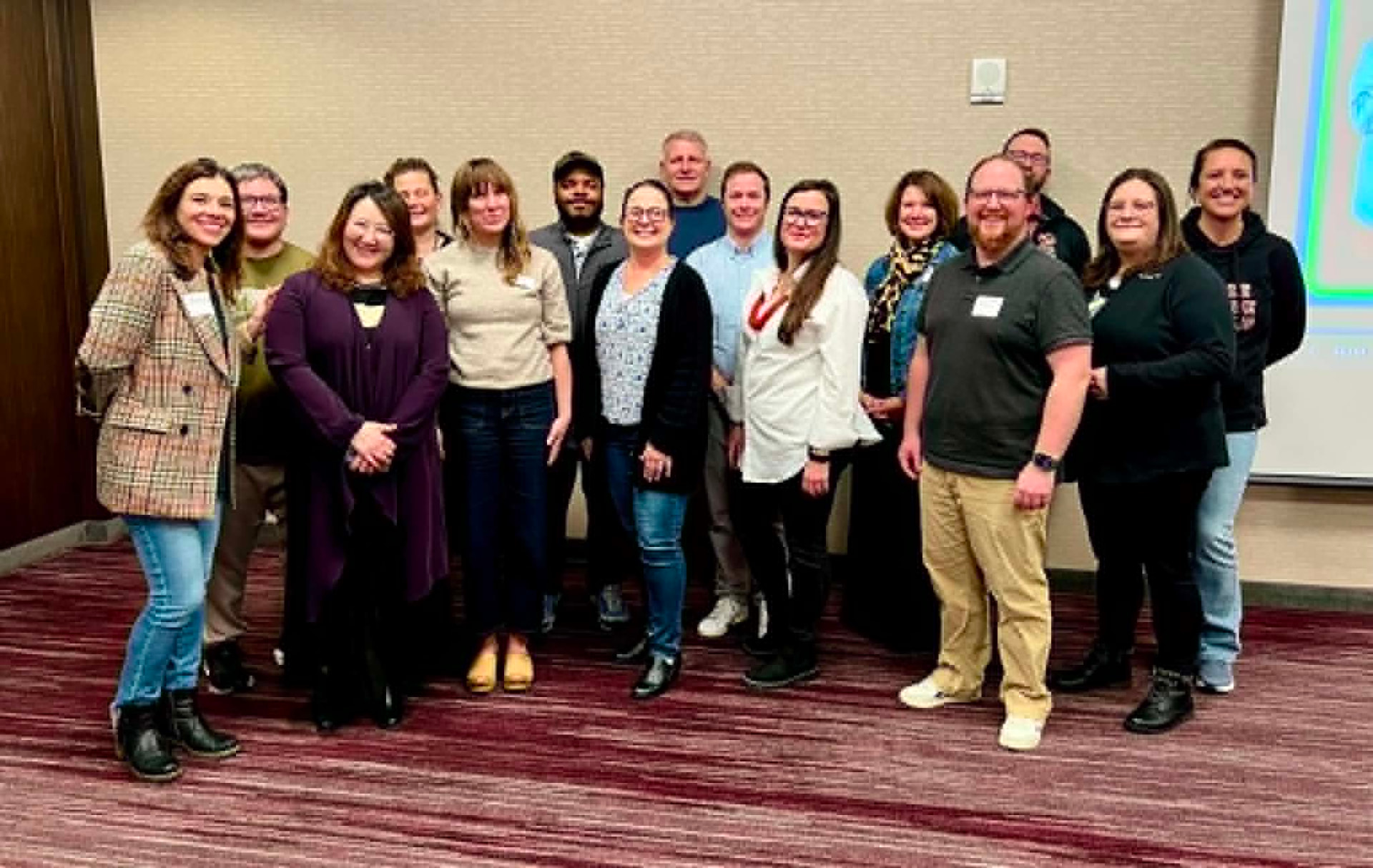 The 2025 Workforce Deans Academy cohort posing together for a group photo